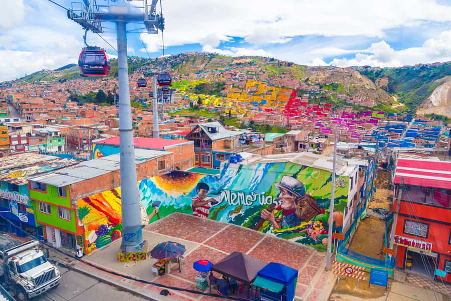 Bogotá´s Barrios: El Paraíso Favela Tour with Cable Car - Cable car ride: panoramic views plus a clear “how the city works” storyline