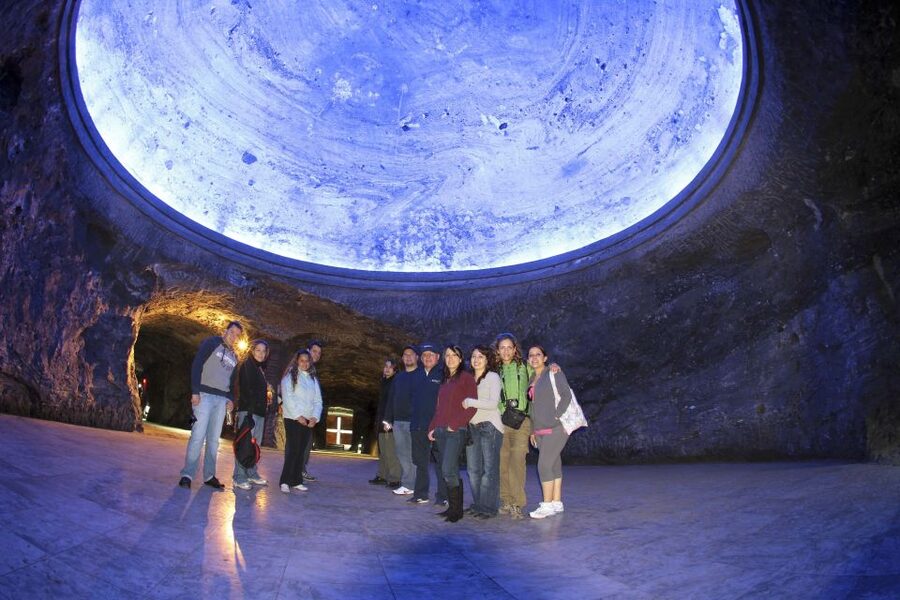 Bogotá: Salt Cathedral Private Tour with Entry Ticket Basic - Entering the Cathedral: Your 2.17 Hours Underground