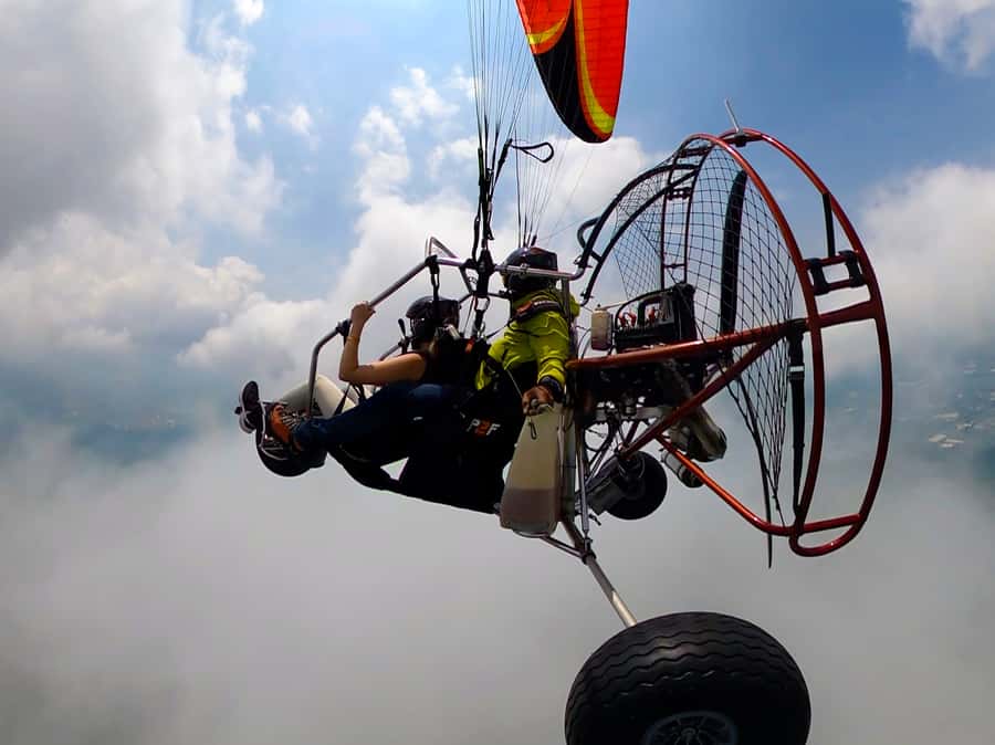 Cali: Paratrike Flight - Paragliding - The Real Timeline in the 2 Hours: From Pickup to Landing