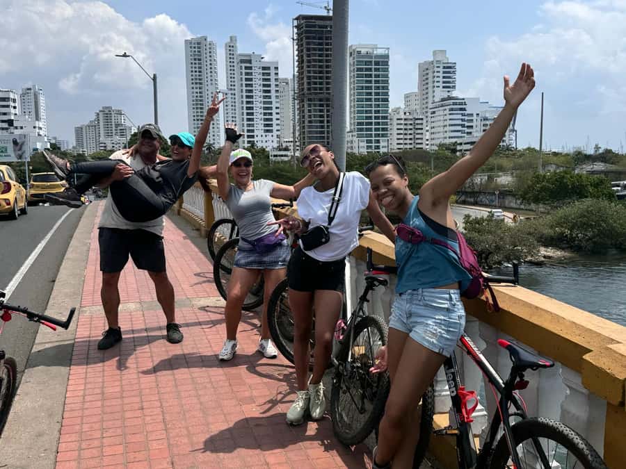 CARTAGENA: BIKE RIDE WITH LUNCH AT BOURDAIN'S FAVORITE SPOT - Starting at Edificio Luna del Mar, Then Rolling Into Manga