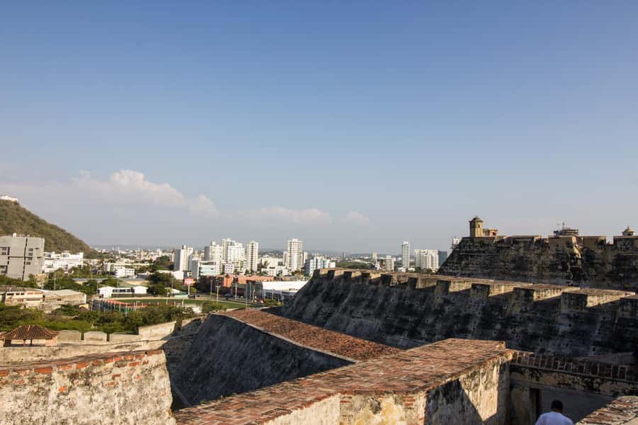 Cartagena City Tour with San Felipe Castle & Old Town Walk - Centenario Park: sloths, monkeys, and iguanas where you least expect them