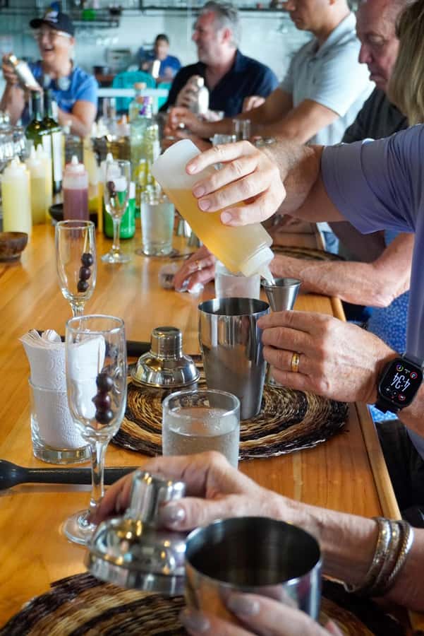 Cartagena: Colombian Cocktail Masterclass - Finding the class at Caffé Lunático, above Hostel El Santuario
