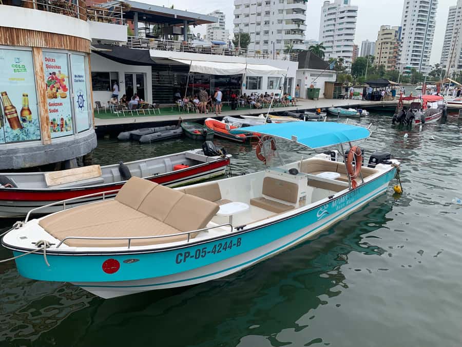 CARTAGENA, EXCLUSIVE launch for Rosario and Baru Islands - The boat setup on MAMAJUMA, what you get and why it matters