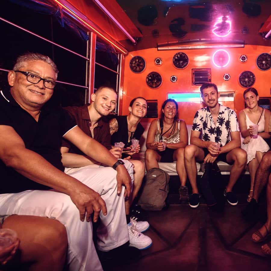 Cartagena: Funny PartyBus with dance floor and good music! - Bocagrande Stop: Quick Guided Views Without the Slow Pace