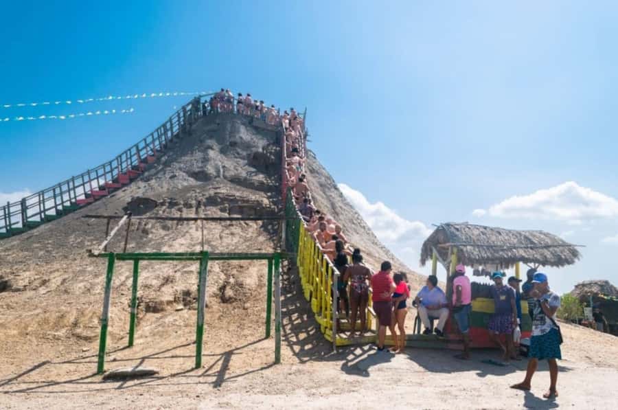 Cartagena: Mud Volcano Tour with Lunch, Pool, and Beach - First stop: the 15-minute Totumo mud bath
