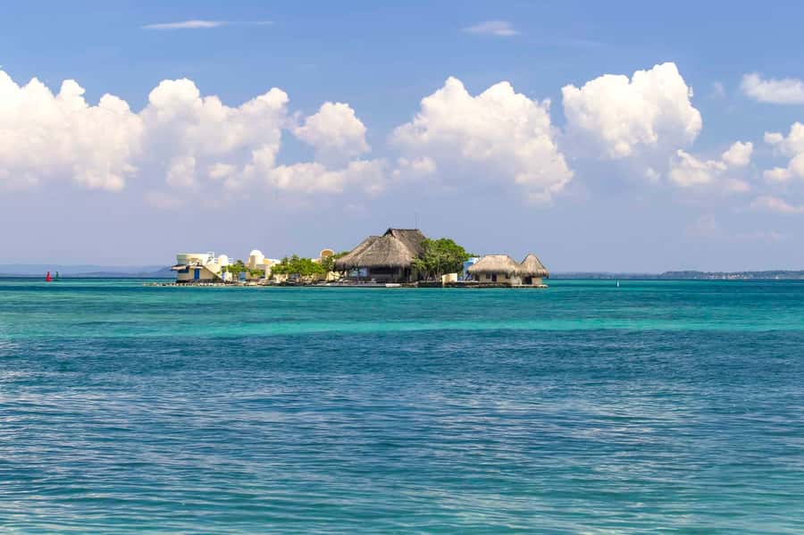 Cartagena: Rosario Islands Catamaran with Lunch and Snorkel - On Board: Shade, Sun, Clean Toilets, and Included Drinks