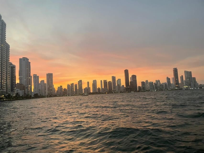 Cartagena: Sunset in boat in the bay with music and liquor - Getting There and Getting Back: No Hotel Pickup