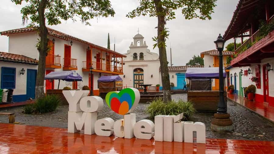 City Tour Medellin with a Chiva or a thematic van - Barefoot Park, Parque de los Pies Descalzos, sensory fun with rules