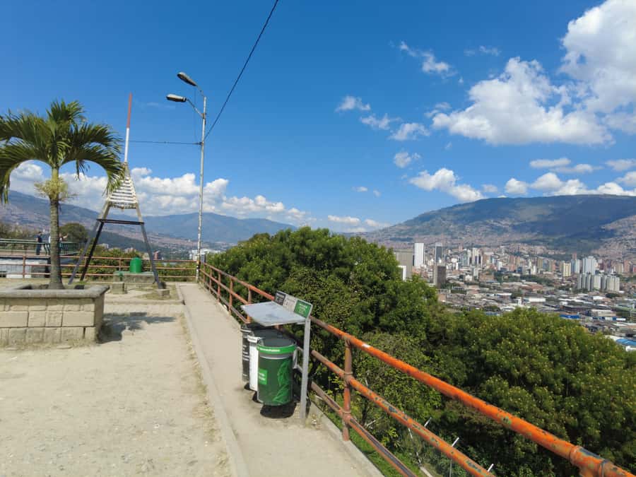 City Tour Medellin with a Chiva or a thematic van - Pueblito Paisa, the traditional village stop that lands