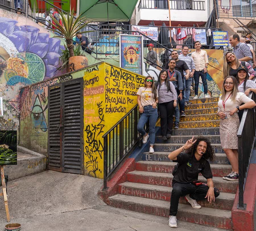 Comuna 13: Graffiti Tour with Tasting, Live Show, & Gallery - Drone Video for Social Media, Plus the Fun of Instant Storytelling