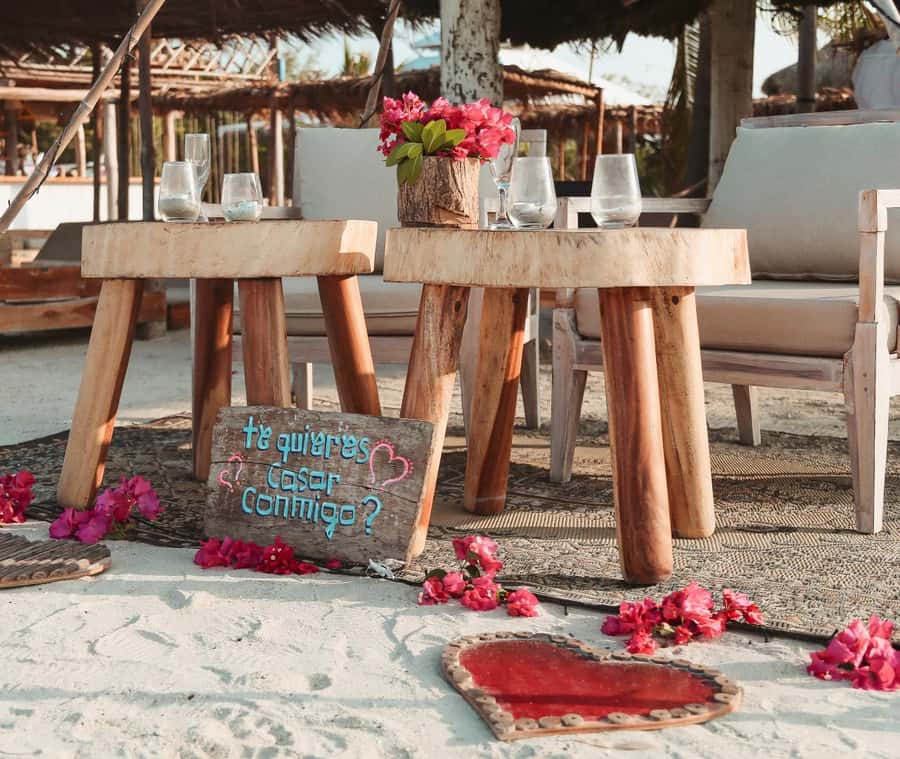 Fenix Beach Island Dinner - The Bonfire Dock Arrival, Sand Mandalas, and Live DJ Music