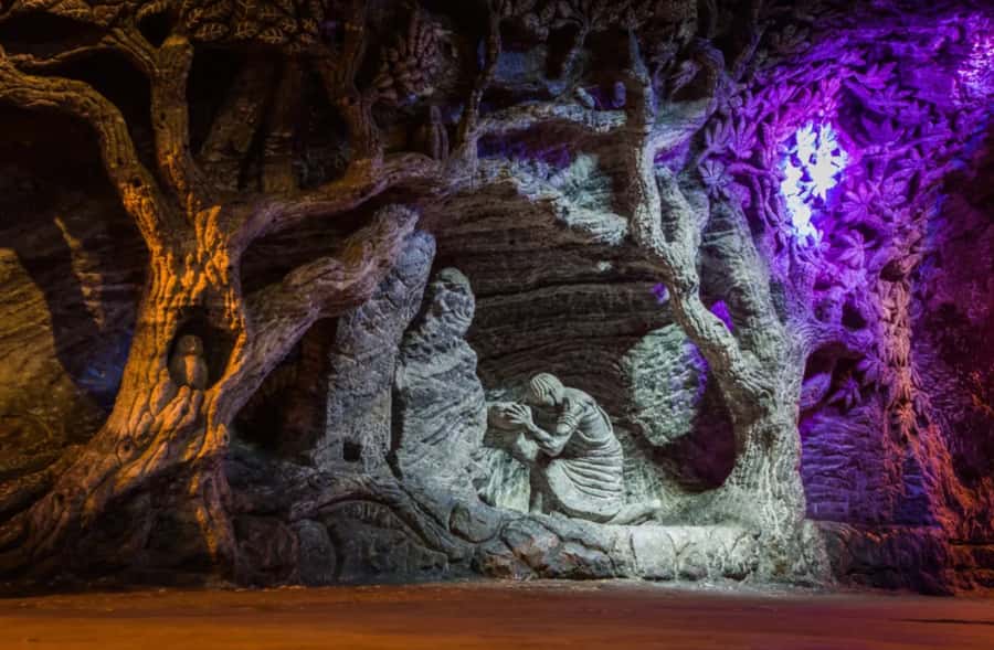 From bogota: Salt Cathedral tour a Cultural Heritage Tour - The Stations of the Cross: how the story unfolds in salt