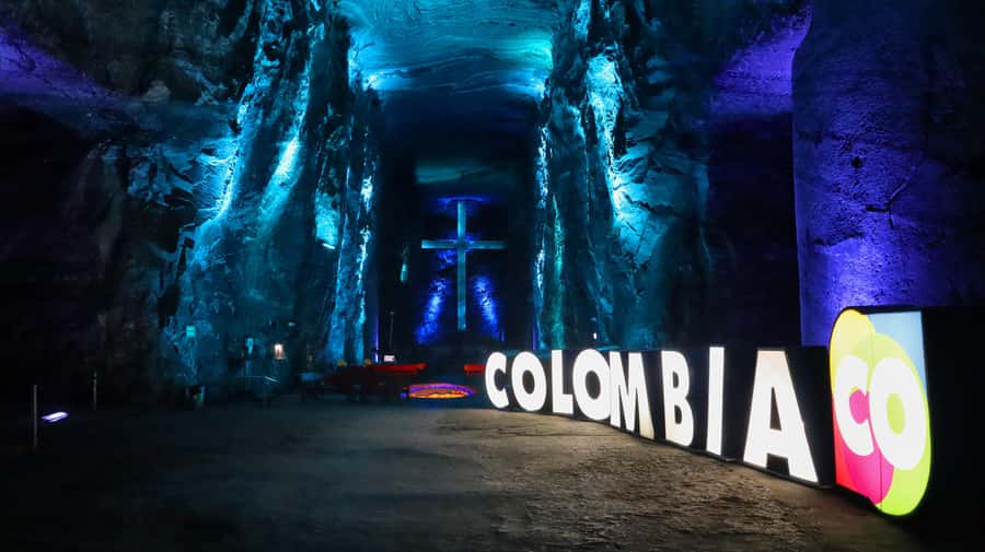From Bogotá: Zipaquira Salt Cathedral Tour with Hotel Pickup - Inside the Cathedral: Audio Guide, Via Crucis Stations, and the Colored Light Show