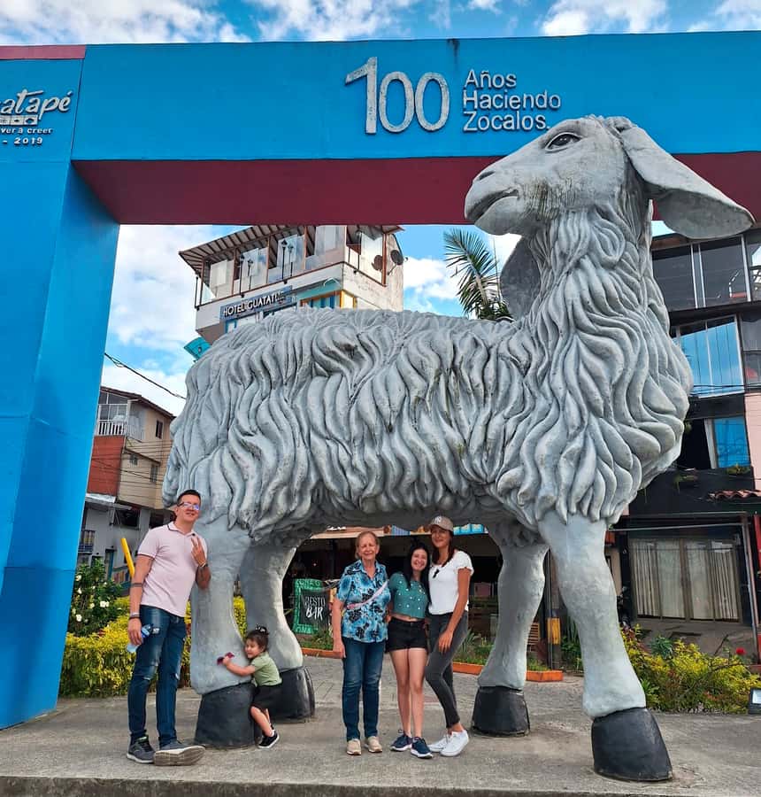 From Medellin: Guatapé & Peñol Rock with Boat & farm animals - The animal farm stop: laughs, feeding, and why this works