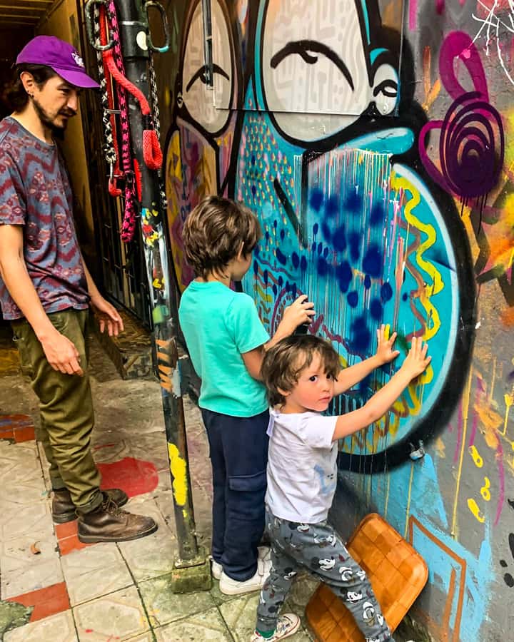 Fun Graffiti Workshop: The Art of Aerosol and Color - Beginner and advanced options, plus language support