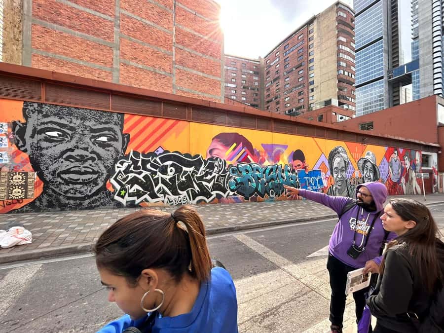 Graffiti Tour: a fascinating walk through a street art City - The Tallest Illegal Graffiti in Colombia, and How to Look at It