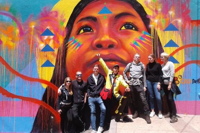 Graffiti Tour in La Candelaria Bogotá with Transportation - Coca Leaf Tea, Then the Wall Walk Starts