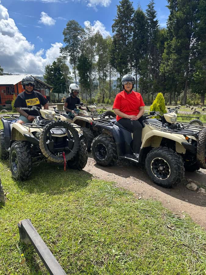Medellin: ATV Tour 3 Mountains - Coffee stop, guided sightseeing, and food tasting stops