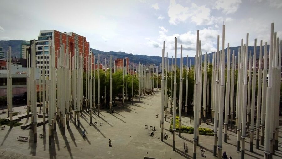 Medellin downtown: History and culture through fun stories - Plaza Botero turns art into a street-level conversation