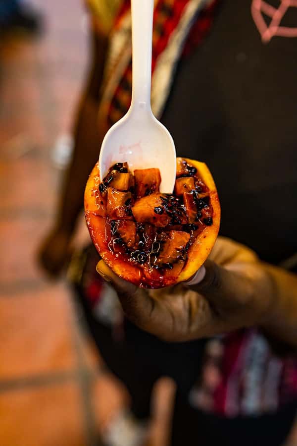 Medellín Multi-sensory Tour in the market, +15 Exotic Fruits - Break time and the finish: juice after you’ve tried enough