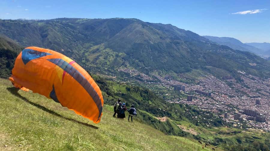 Medellín Paragliding - Go Pro Included - Price and Value at $130 Per Person