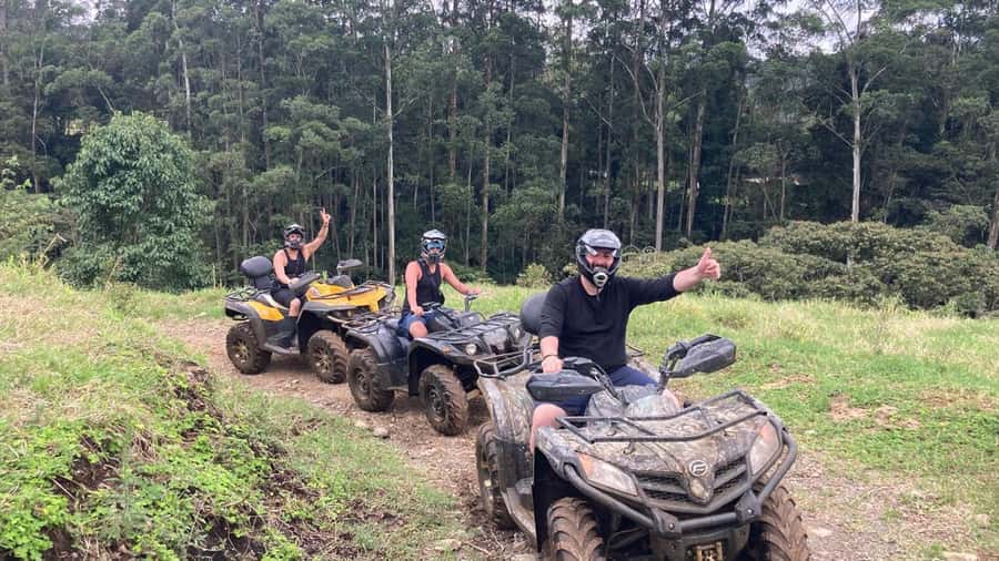 Medellin: Private ATV TOUR 1.5H - The hidden waterfall stop: where the tour turns into a reset