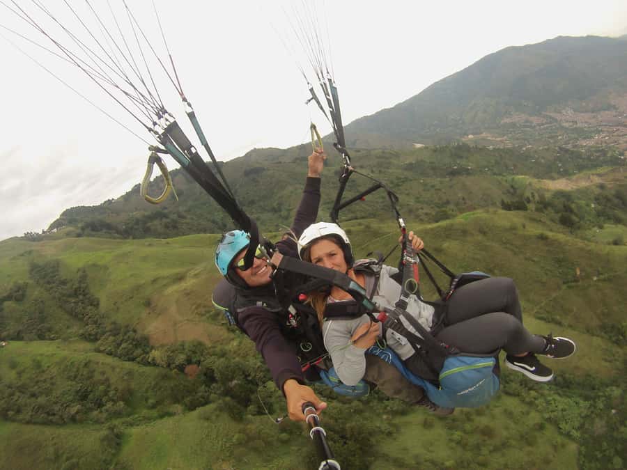 Paragliding Trip with Certified Pilots + Transportation - From Capture Colombia Tours to Antioquia launch area