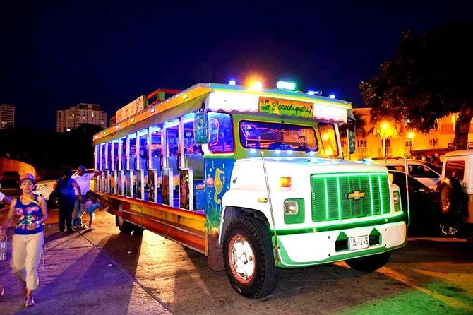 Party Bus Tour - Pickup from Bocagrande and the meeting point you should memorize