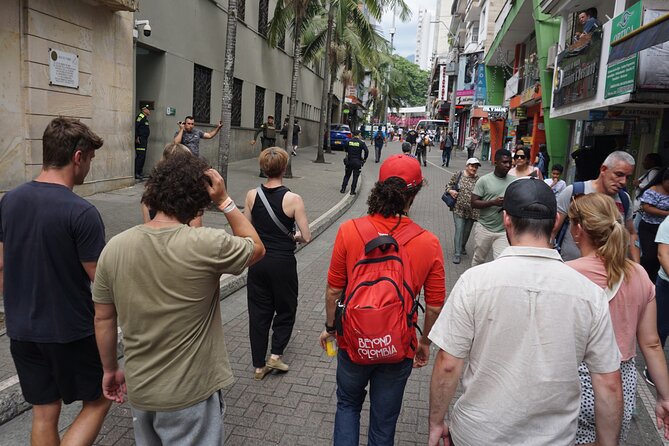 Post-conflict Shared Tour (Paul) and Violence Medellin - Entering the story at Parque San Antonio