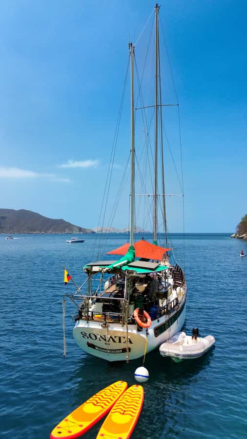 Santa Marta: Sailboat day tour to Tayrona Park - Return to Santa Marta: motor-sailing back and sunset timing