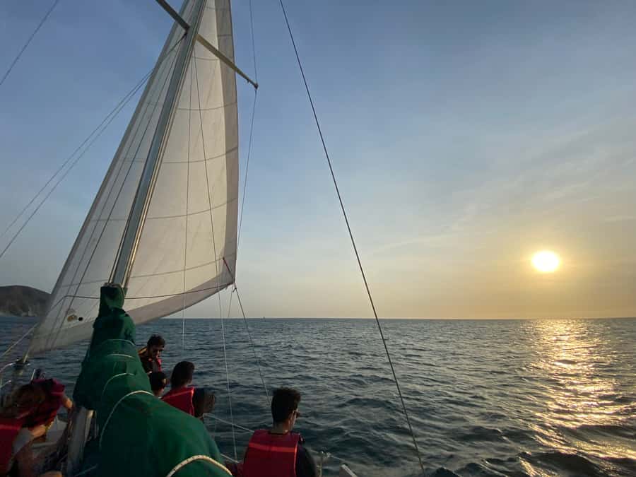 Santa Marta: Sunset Cruise Around the Bay - The Route Around the Bay: Sailing Before You Anchor