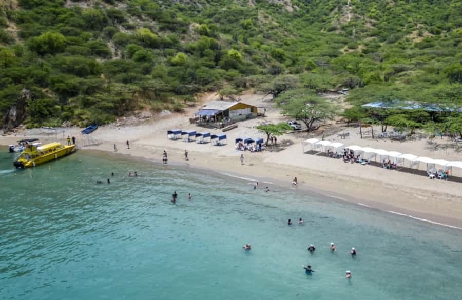SANTA MARTA: Tour to Playa Inca Inca with Lunch - Santa Marta Beach Day That Starts at Muelle Azul