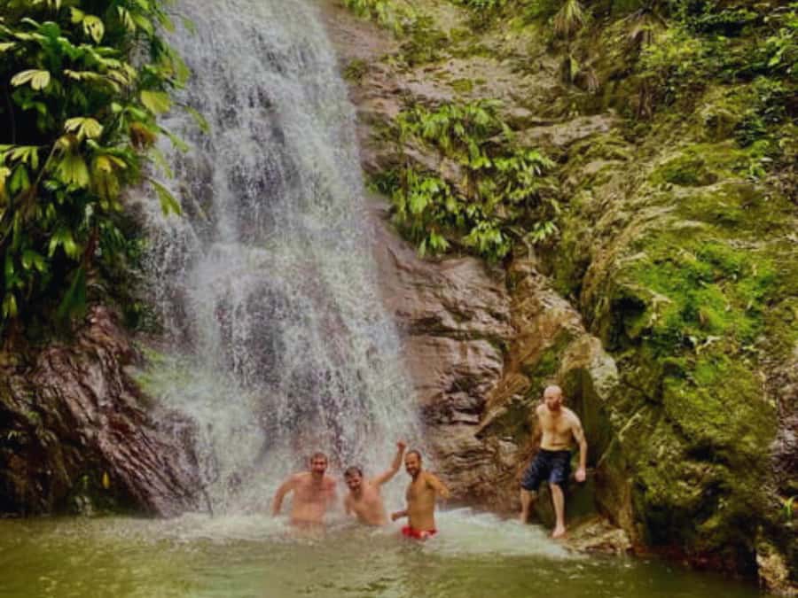 Santa Marta: Trekking in Minca Complete Waterfall Circuit - Marinka waterfalls: where the trek earns its swimwear