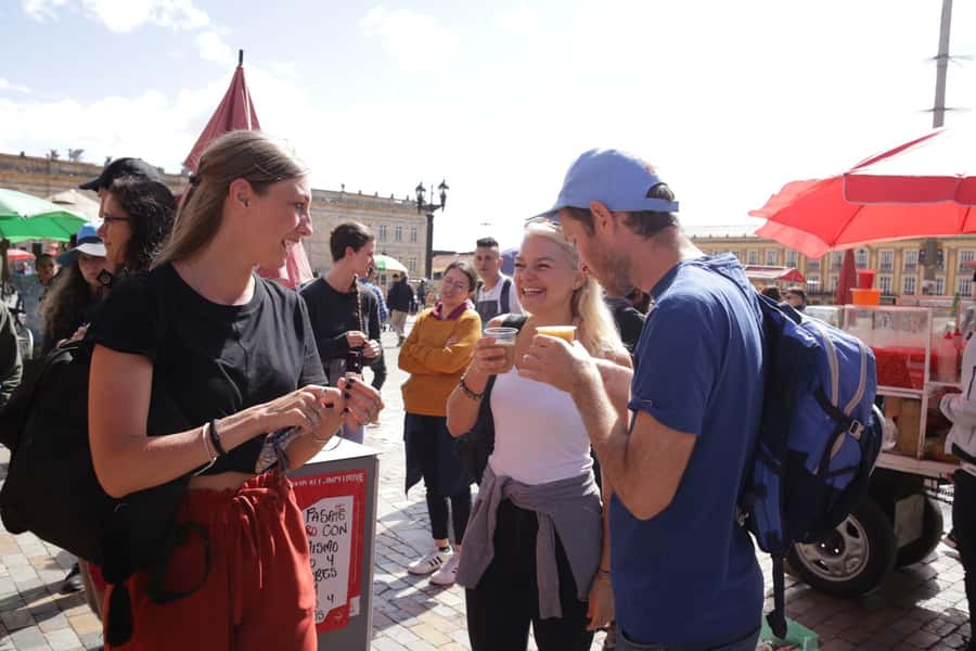 Shared Tour Bogota's Street Local Food - Patty, Wafers, and the Street-Snack Middle Ground