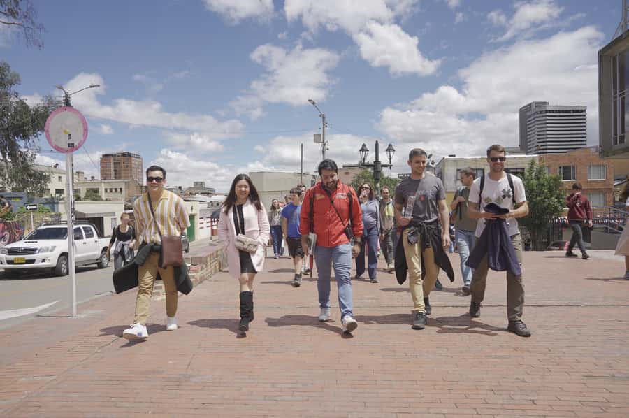Shared Tour of Bogota's Historic Downtown (La Candelaria) - First steps in La Candelaria, meeting by Museo del Oro