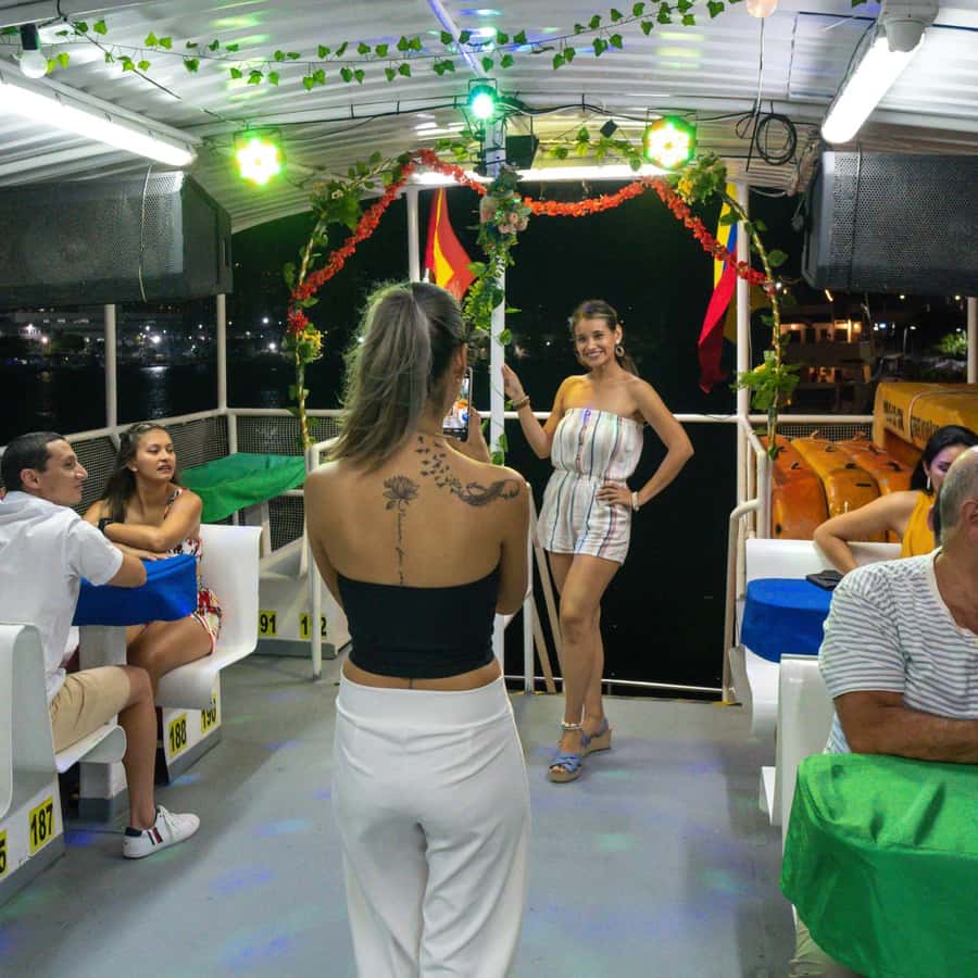 White Night Boat Party: Dinner Buffet, Dancing and Open Bar - DJ, entertainers, dance shows, and contests on a 3-hour loop